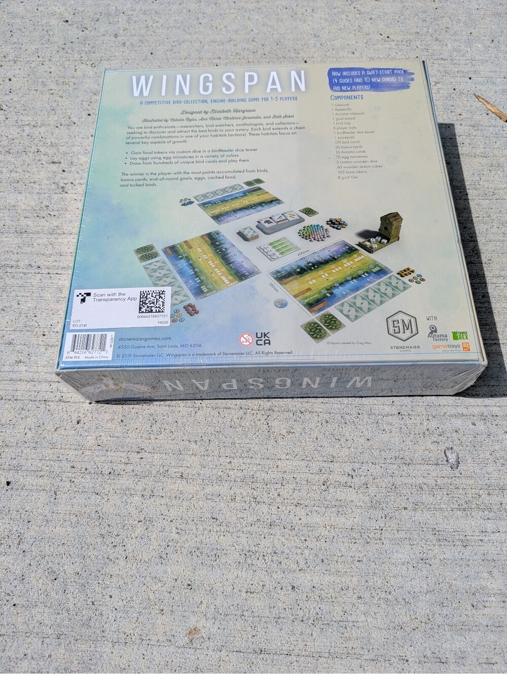 Wingspan Board Game - New Sealed